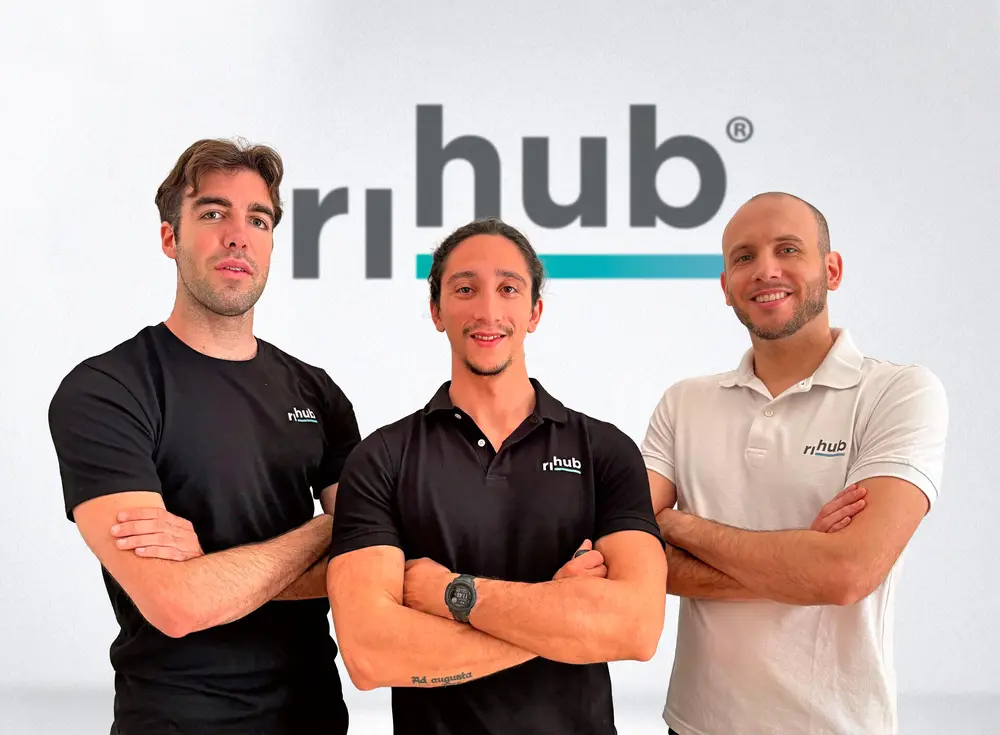 Daniele Carretto, Simone Moreno e Francesco Pavani, i tre fondatori di Ri-Hub